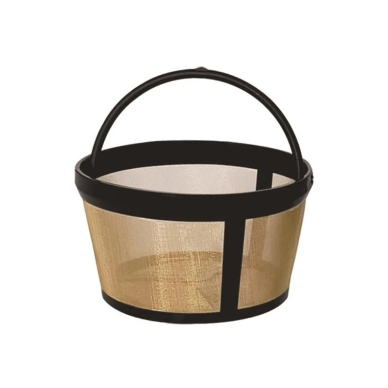 

652F Permanent Basket Coffee Filter Reliable Coffee Filter Skimmers Suitable for 4/6/8/12 Cup Basket Unit