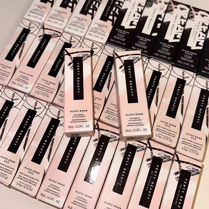 Nieuwe Fenty Beauty Transparante Lip Glazuur Spiegel Glitter Lipgloss Balsem Sexy Lip Voller Cosmetica RIRI Fenty Glow Fussy Lippenstift