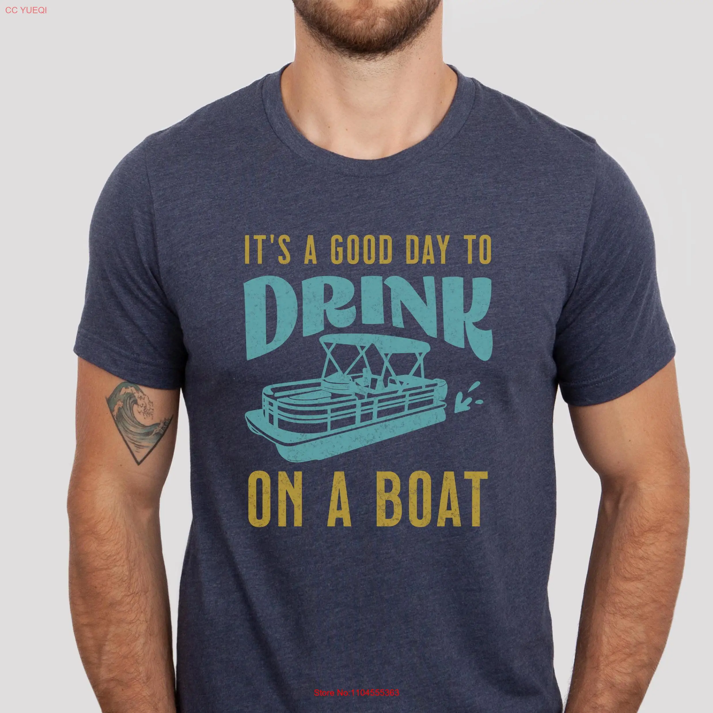 

Футболка «Это хороший день, чтобы пить на боате», понтон, катание на лодках, озере, жизнь, поилка, летние вибрации, отпуск с длинными или короткими рукавами