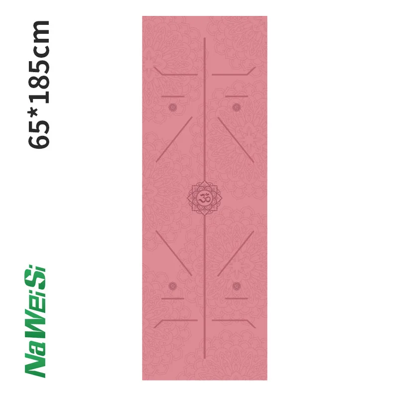 

New Collapsible Printed Yoga Towel 63*185cm Side Fine Fleece Microfiber Light Air Anti Slip Multi Scene Workout Mat Blanket