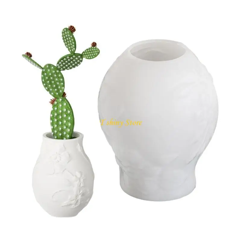 

N58F элегантная форма для виноградных садовых горшков, силиконовая форма, прочные принадлежности для рукоделия, портативные для