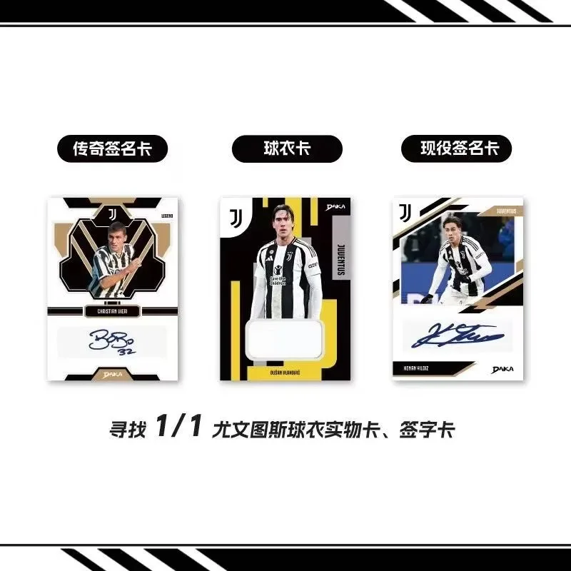 2024-25 Daka Top Audience Football Collection Card Juventus AC Milan Inter Man City Star Player Autograph Trading Card Box view 6