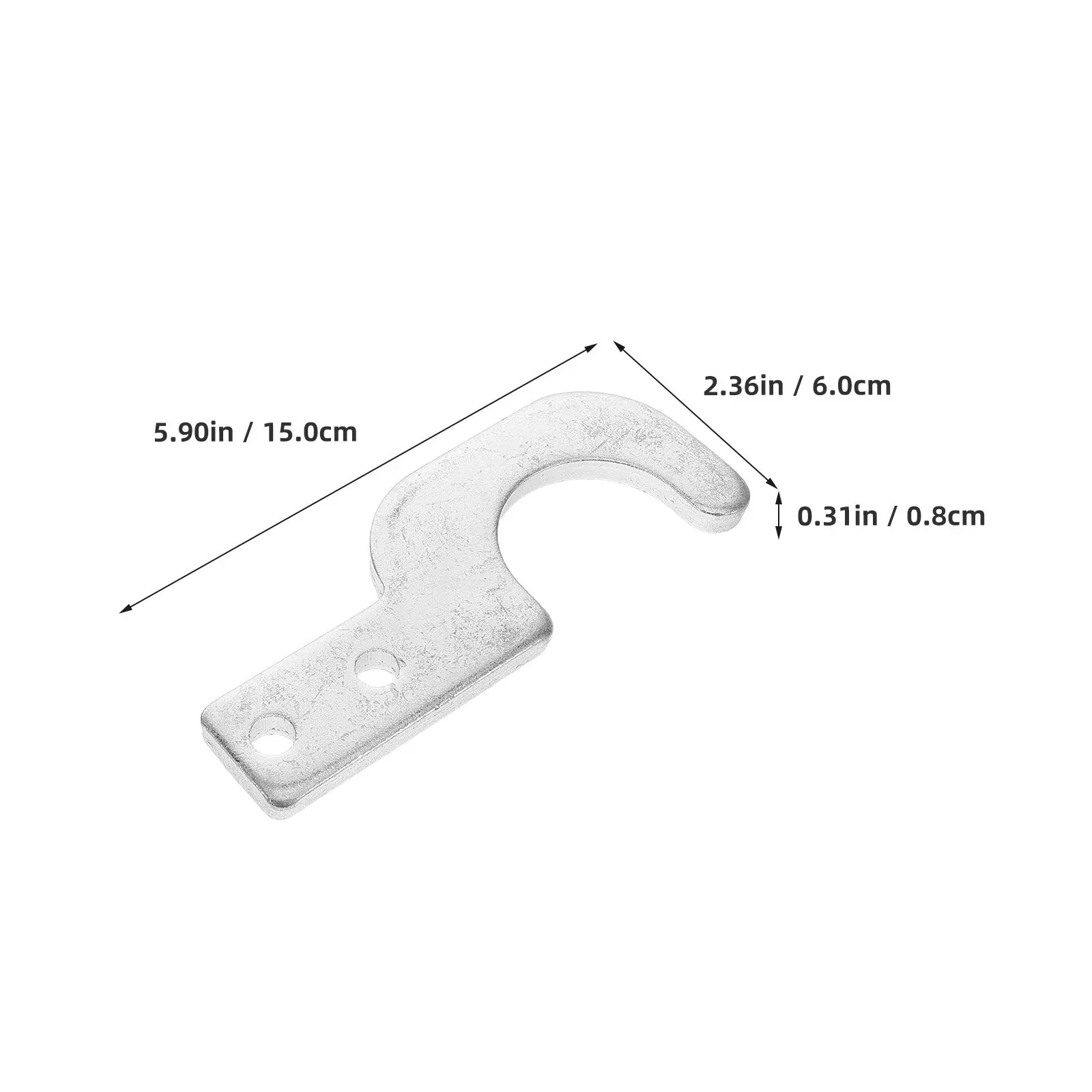 2Pcs Scaffold Board Hooks Heavy Duty Locking Scaffold Step Clamps Secure Support Brackets Platform Safety Accessories