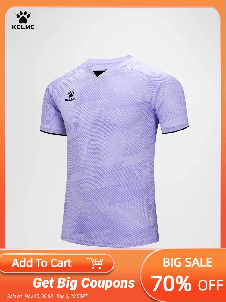 

KELME sports T-shirt football training set short-sleeved casual outdoor running fitness breathable tops
