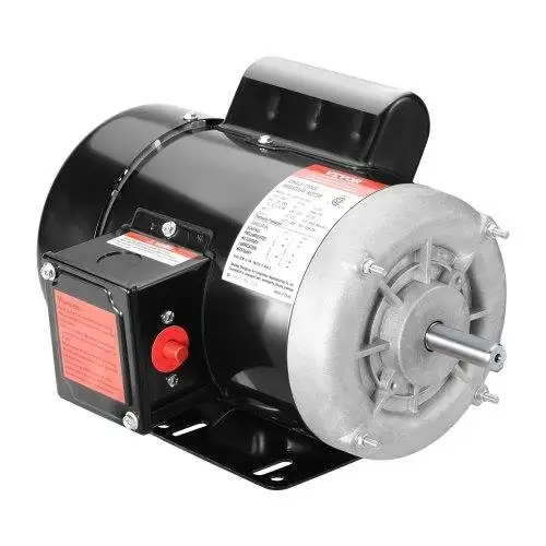 0.7 Electric AC Motor 1725RPM 115V/230V 56 Frame Single Phase Compressor Motor with 5/8 Shaft CW/CCW for Agriculture