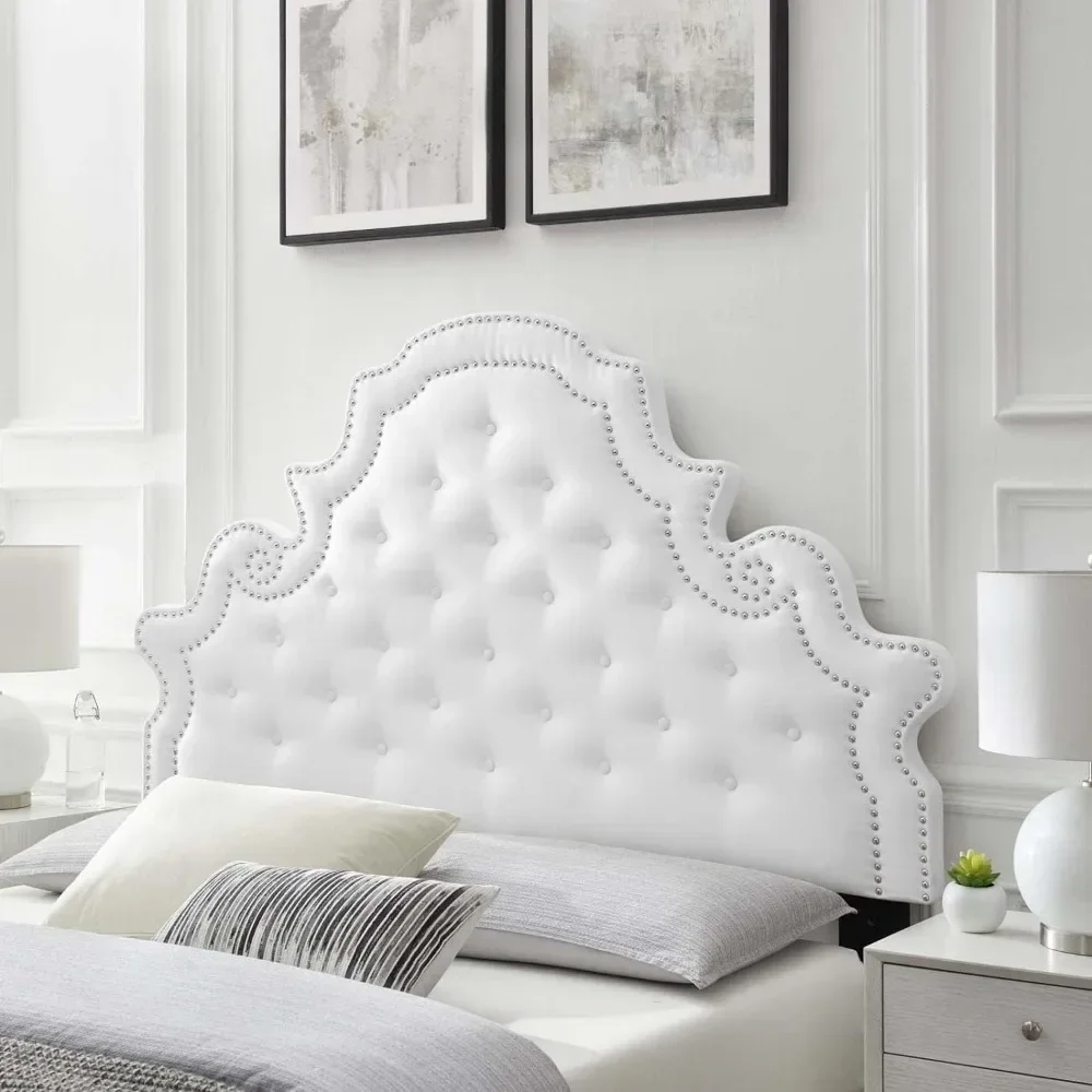 Tufted Performance Velvet Full/Queen Headboard