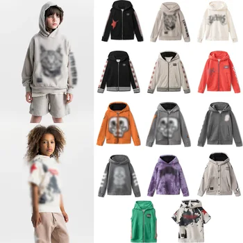 חדש n מותג האביב בנים ובנות קפוצ 'ונים בגדי ילדים בגדי תינוק הטובים ביותר בגדי ילדים בגדים בנים בגדים