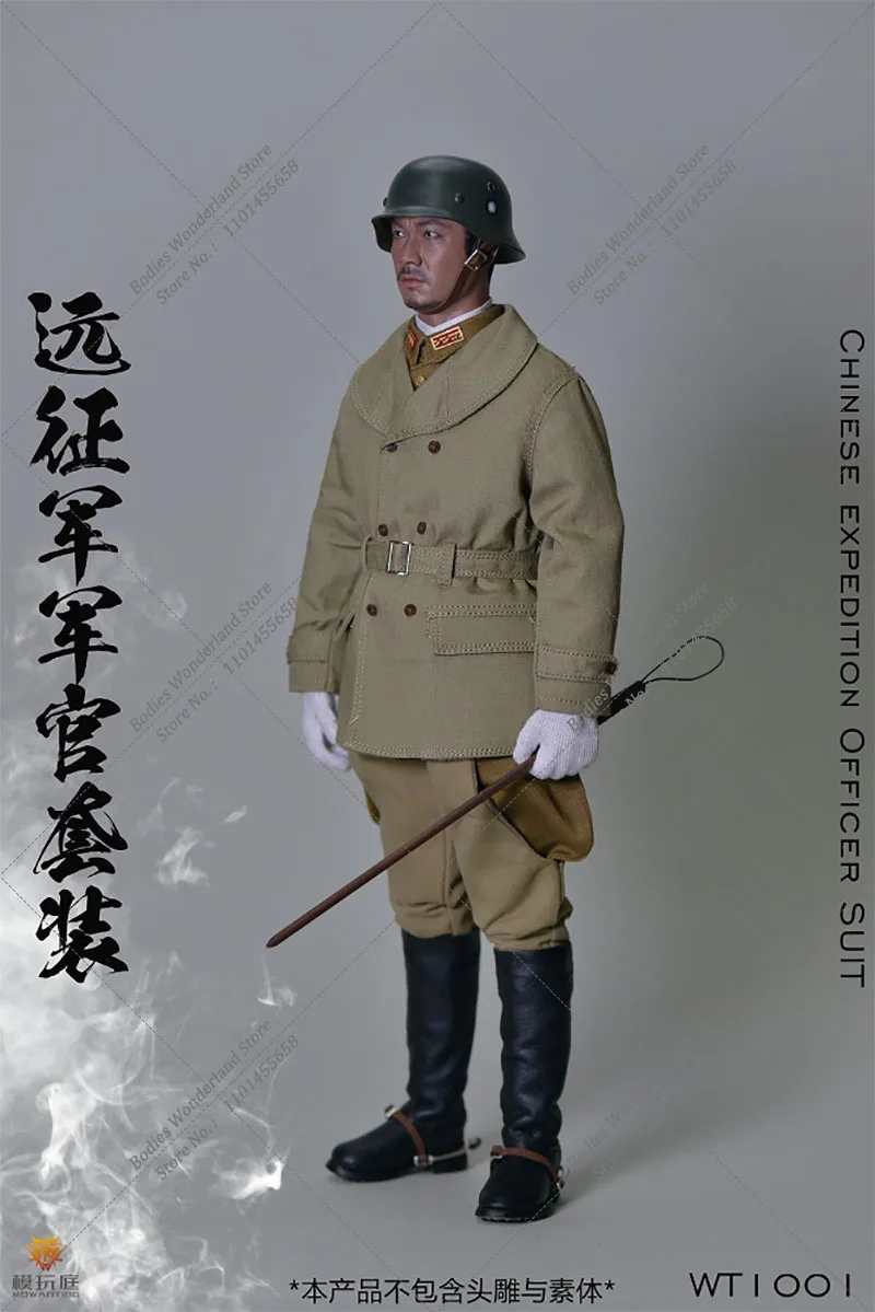 WT1001 1/6 Scale Chinese Expeditionary Force Officer Suit Combat Uniform Men Soldier Clothes Set Fit 12