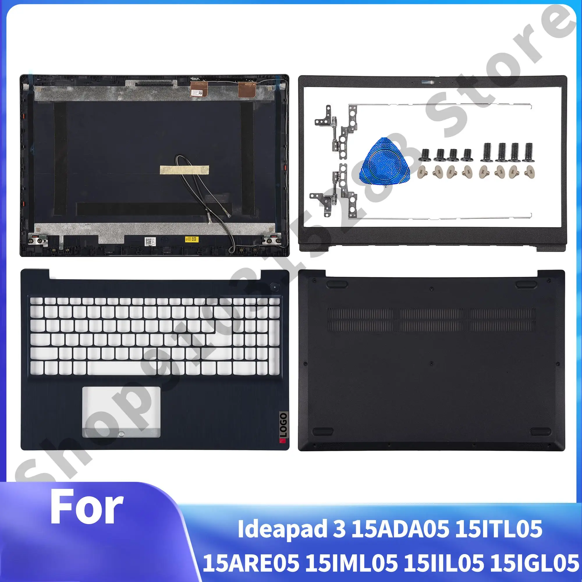 

Part AP1JV000240 For Ideapad 3 15ITL05 15ARE05 15IML05 15IIL05 15IGL05 15ADA05 LCD Back Cover Bezel Palmrest Bottom Case GS552