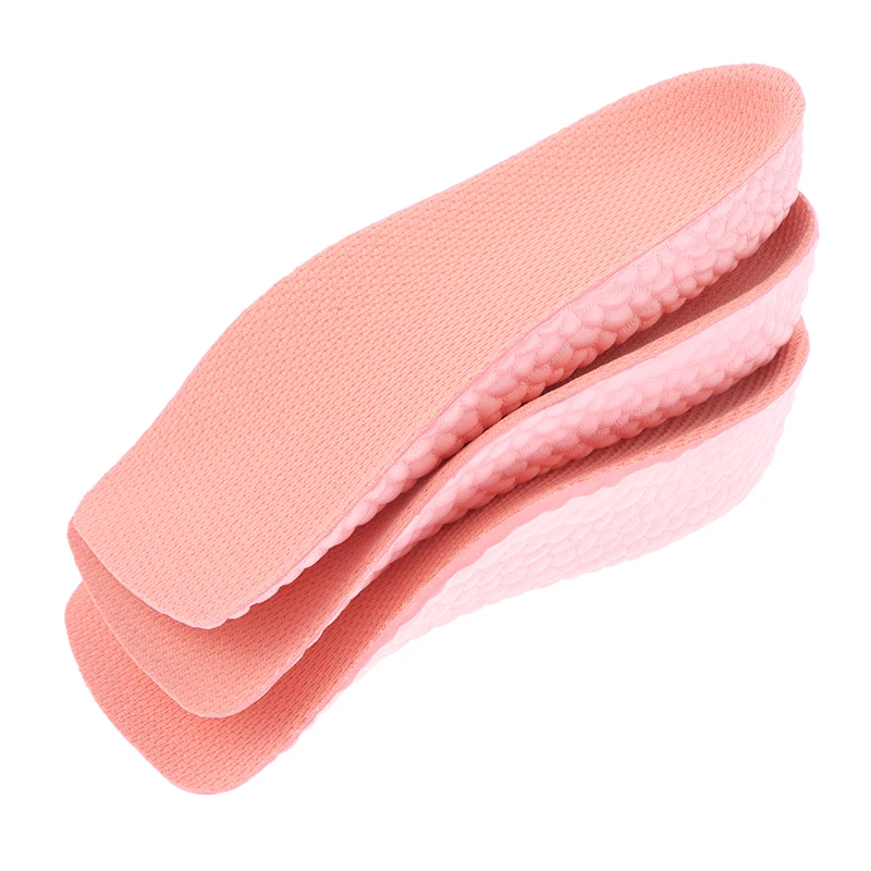 Sapatilhas Soft Memory Foam Palmilhas para homens e mulheres, almofadas para aumentar a altura, elevação do calcanhar, sapatos ortopédicos, 1 par