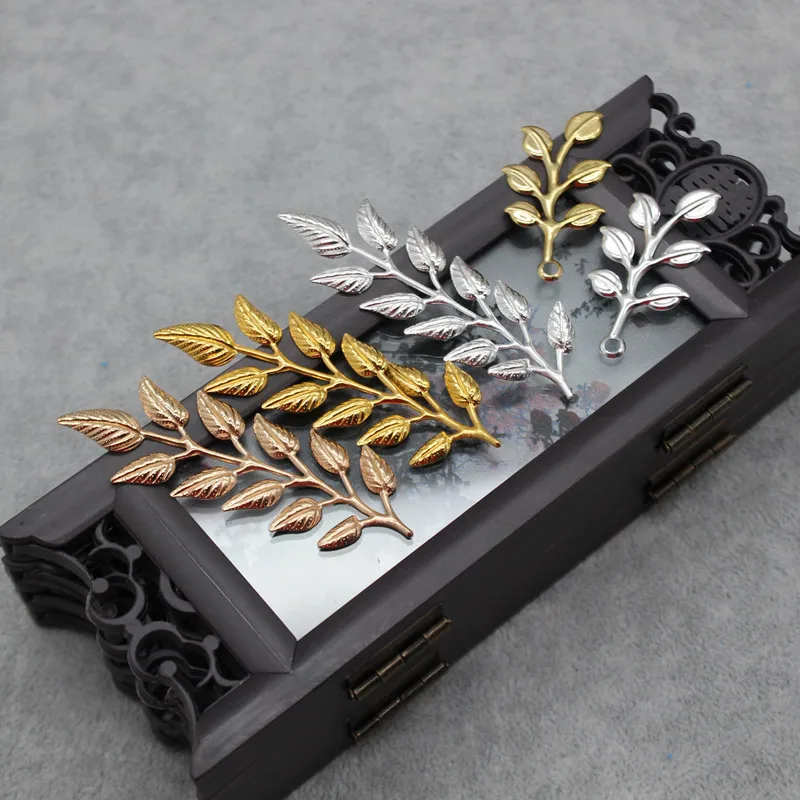 European Embossed Pattern Copper Branch Photo Album Decorative Home Decoration For Jewelry Making Halo Crown Headpiece  Material