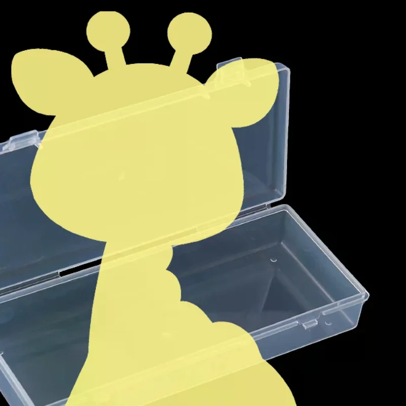 Transparent Plastic Box Rectangular Translucent Packing Box Storage Organizer Case Dustproof Durable Strong Jewelry Container