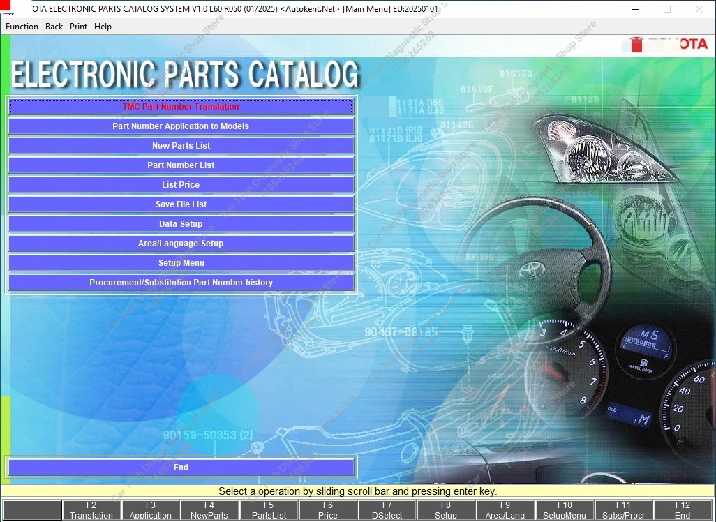 2025 NEW EPC ALL REGIONS [01/2025] for Toyota, Lexus parts catalouge