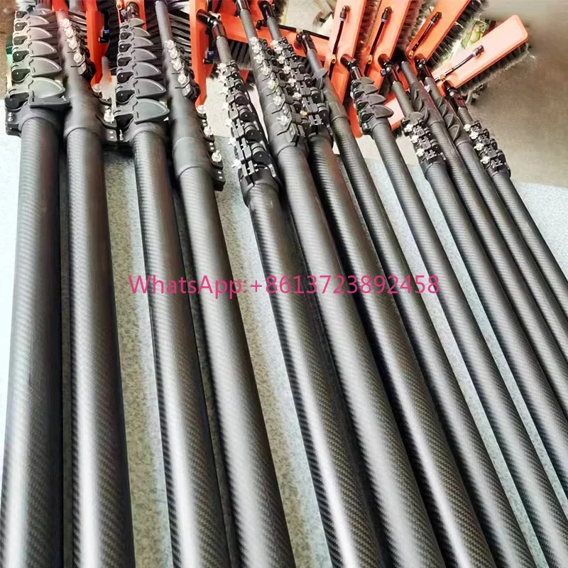 3K Telescopic Carbon Fiber Water Fed Pole
