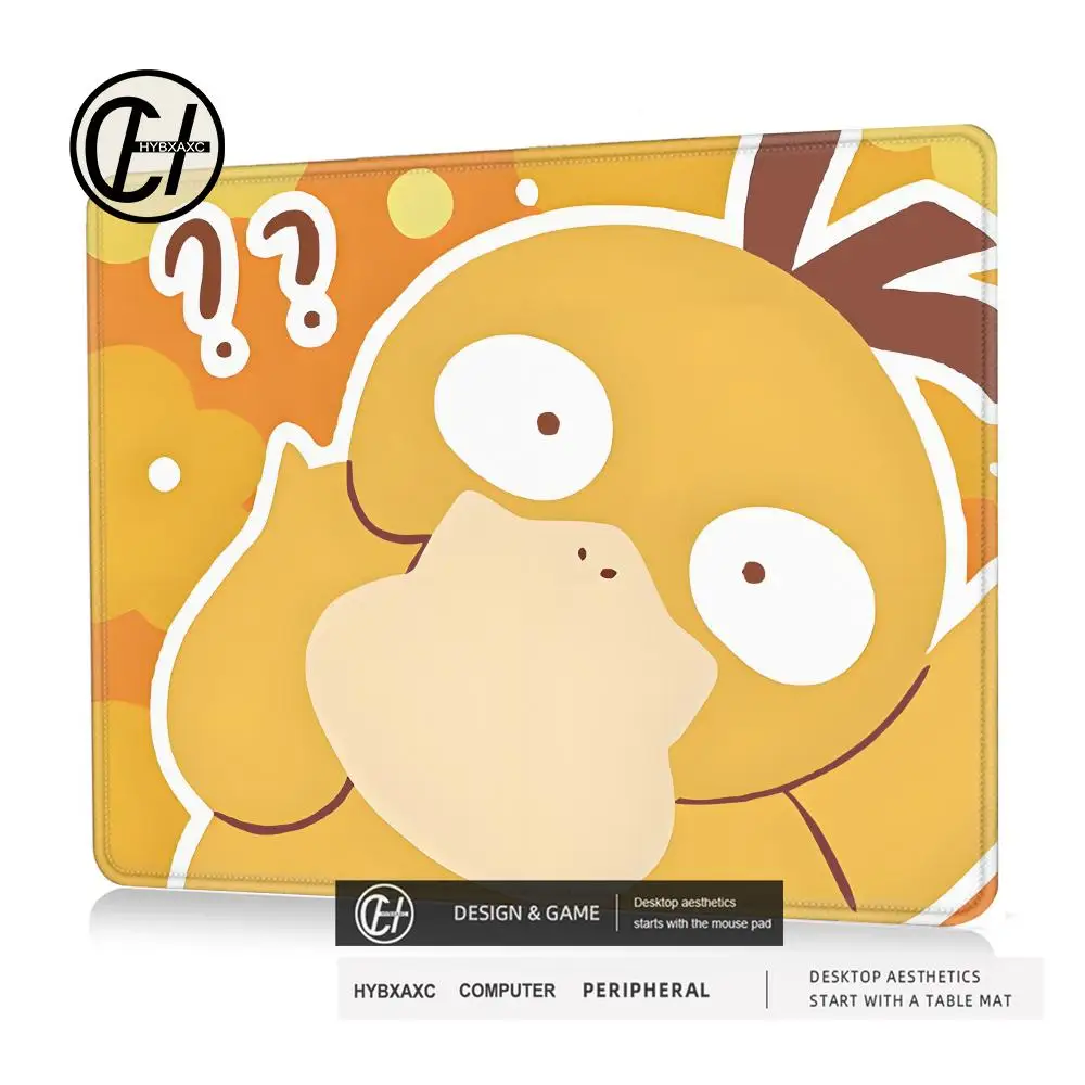 New Cute Psyduck Gaming Mouse Pad PC Pikachu Small Size Gamer Keyboard P-Pokemon Desktop Mouse Mat Japan Anime Desk Mat