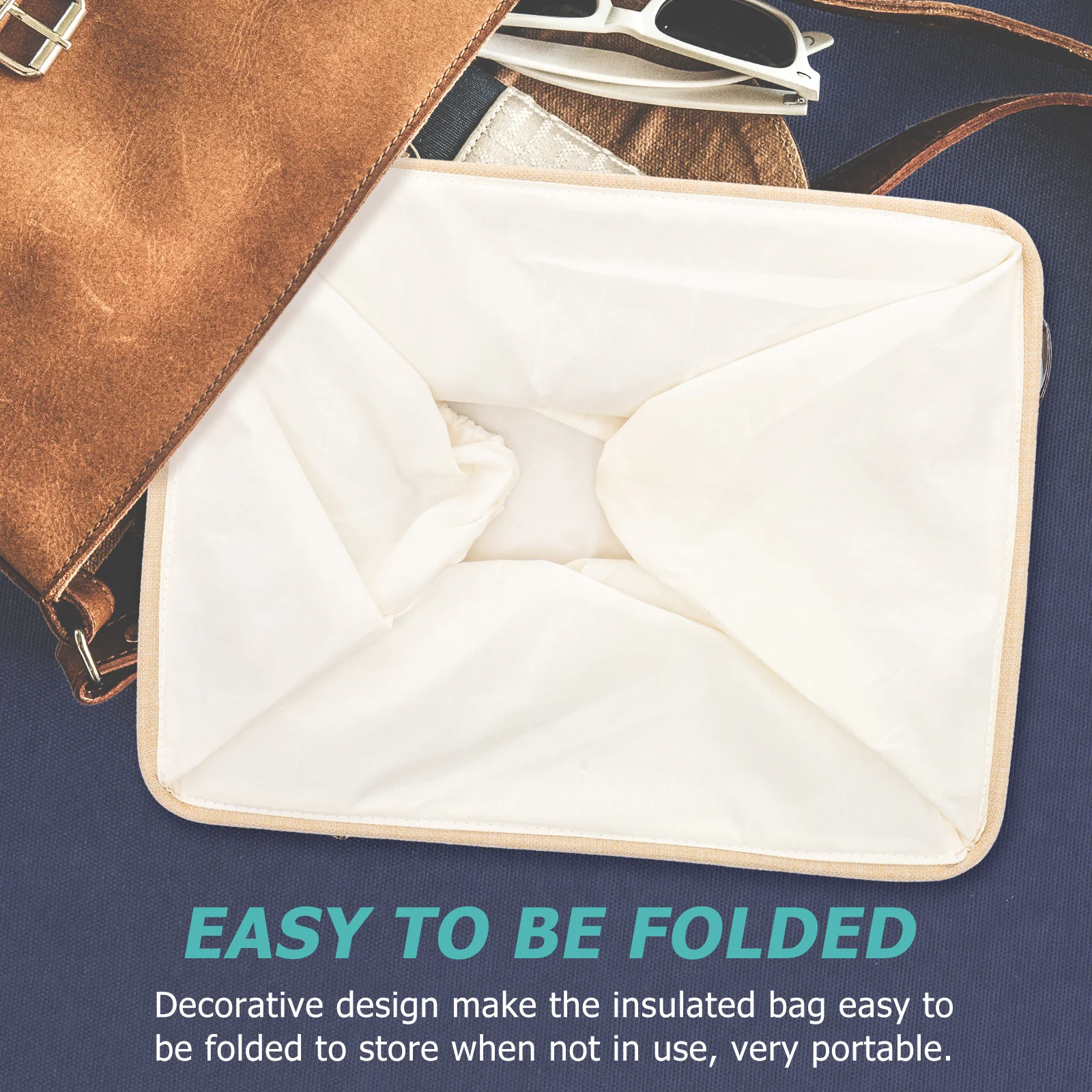 

Fabric Storage Basket Large Capacity Foldable Clothes Organizer for Closet Bedroom Living Room Sundries Towel Makeup Basket Home