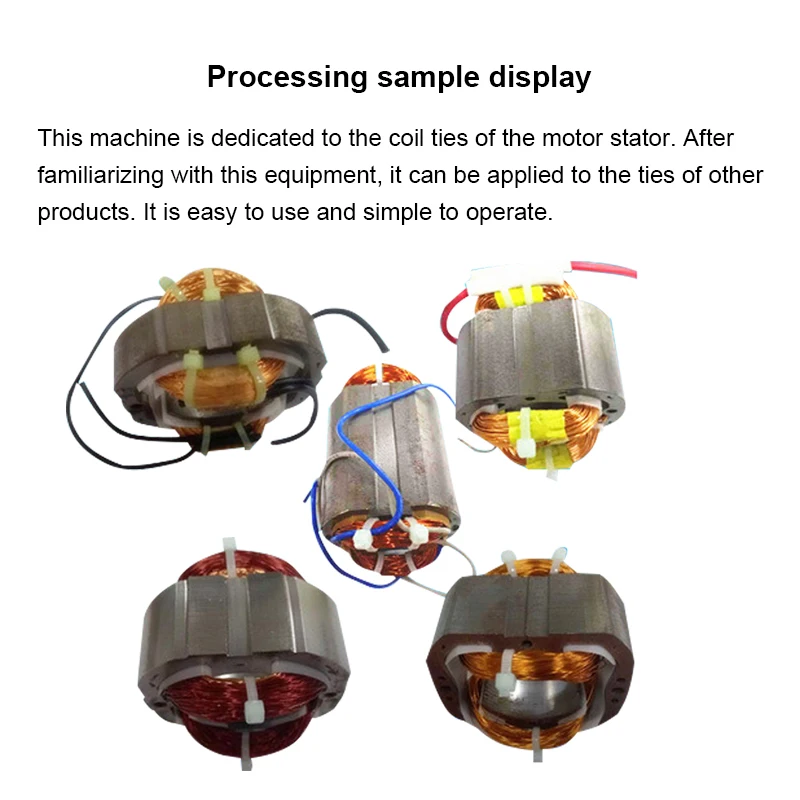 Automatic Nylon Cable Tie Machine,excited String Motor Stator Coil Strapping Machine,feeding Lashing Shears Strapping Machine