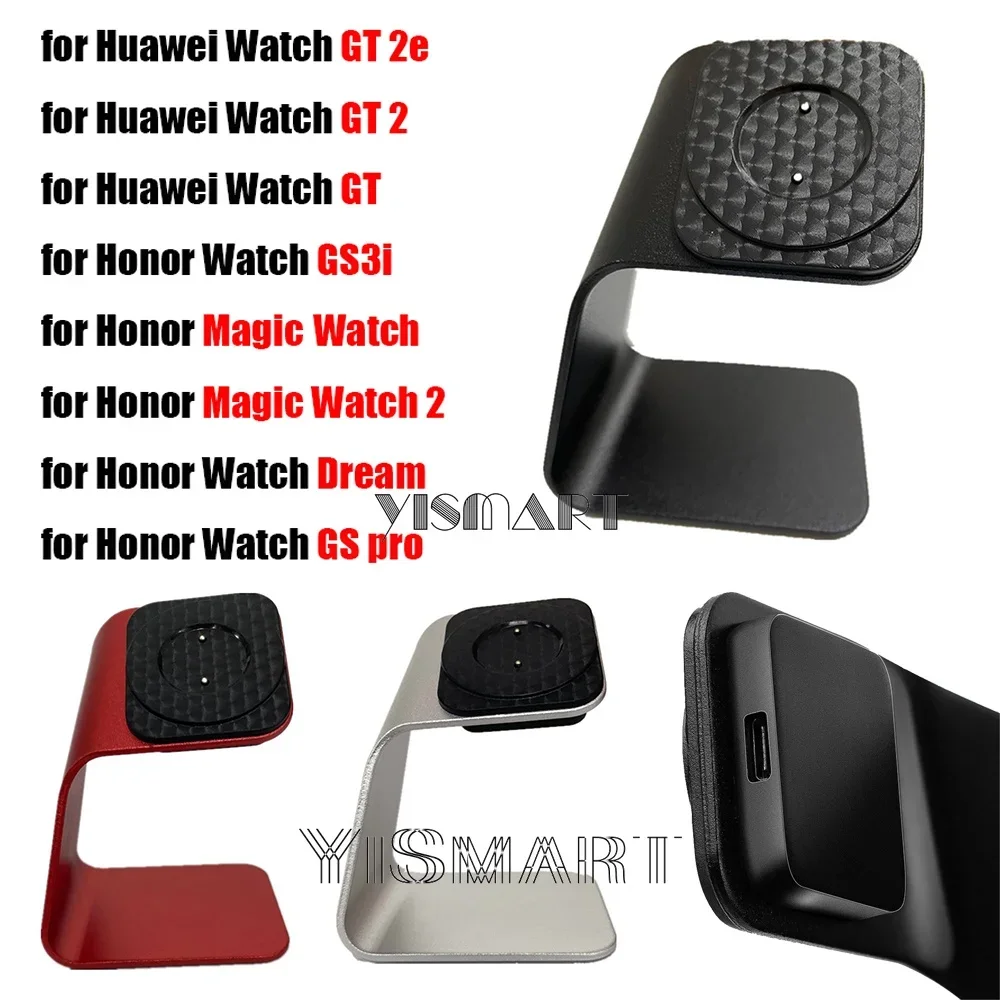 

Charger Stand Holder for Huawei Watch GT 2e GT2 Portable Fast Charging Dock Cradle for Honor Magic Watch / GS Pro / GS3i