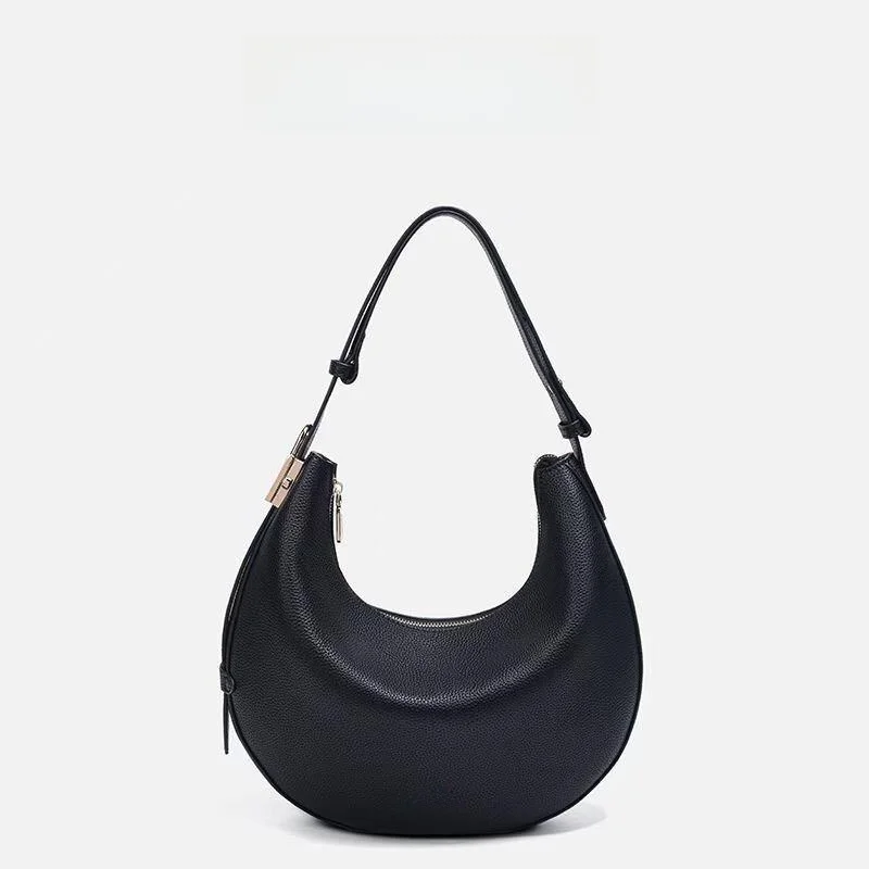 

Сумка-полумесяц COCIO класса люкс для женщин: модный дизайн, повседневный стиль, мягкая кожа, магнитная застежка