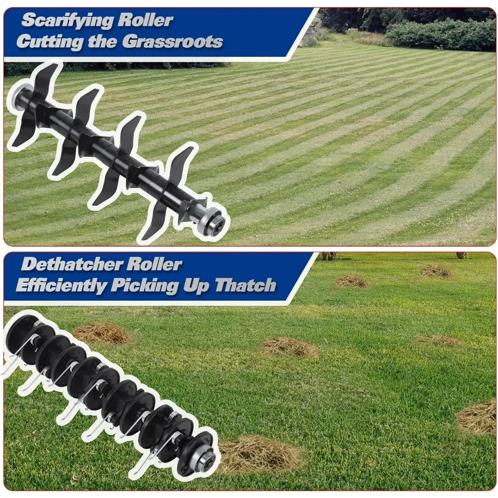 محرك نحاسي كهربائي 12 أمبير، عرض جرف 13 بوصة، كيس مناديل سعة 8 جالون، مهوية 2 في 1 خلف العشب #5