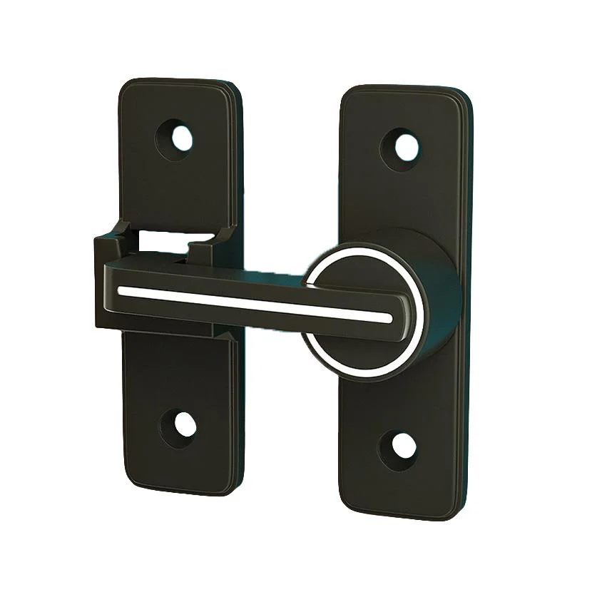 

180 Degree Zinc Alloy Glowing Heavy Duty Door Latch Sliding Barn Door Latch for Garden / Outdoor / Bathroom