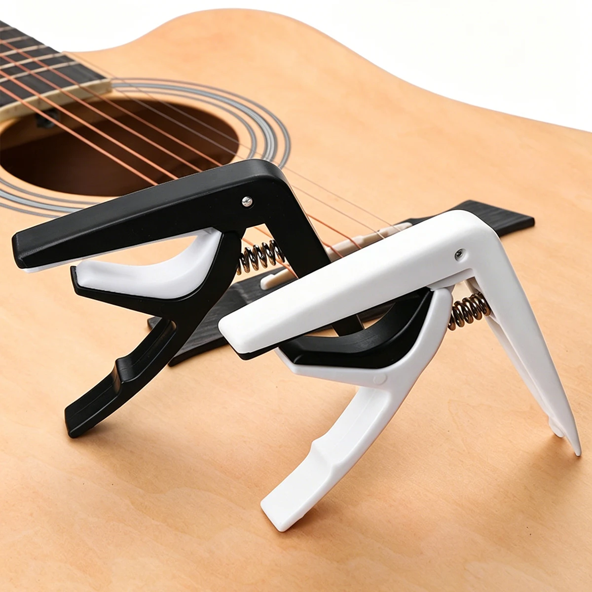 Miwayer Guitar Capo with String Pin Remover – Lightweight, Soft Rubber Pad, One-Hand Grip, 2 Colors, for 6-String Guitar/Bass