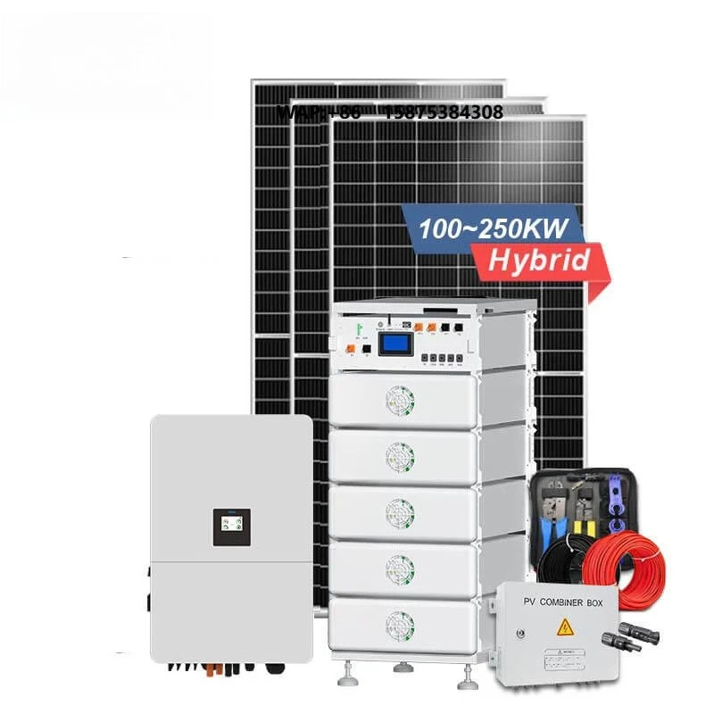 25 Years Warranty 3 Phase on Off Grid Hybrid Solar Power System 30 kw 40 kw 50 kw 60kva 80kva 100kva 200kw Solar Energy System