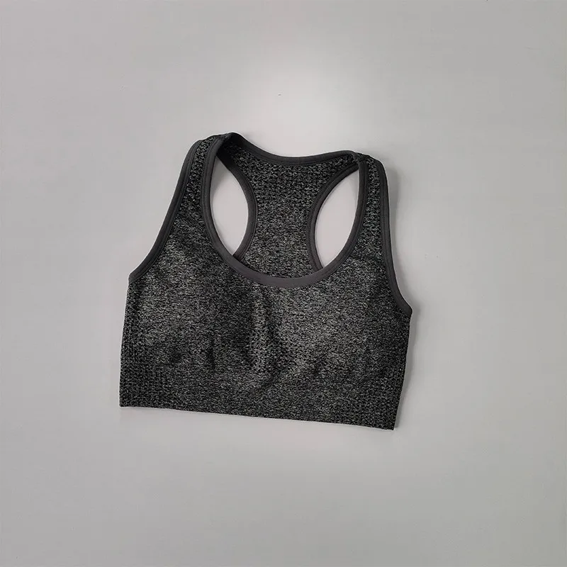 Chaleco deportivo de sujetador Yoga correr para mujer, ropa interior de entrenamiento para gimnasio, Tops cortos acolchados, ropa deportiva femenina, sujetador de realce para Fitness