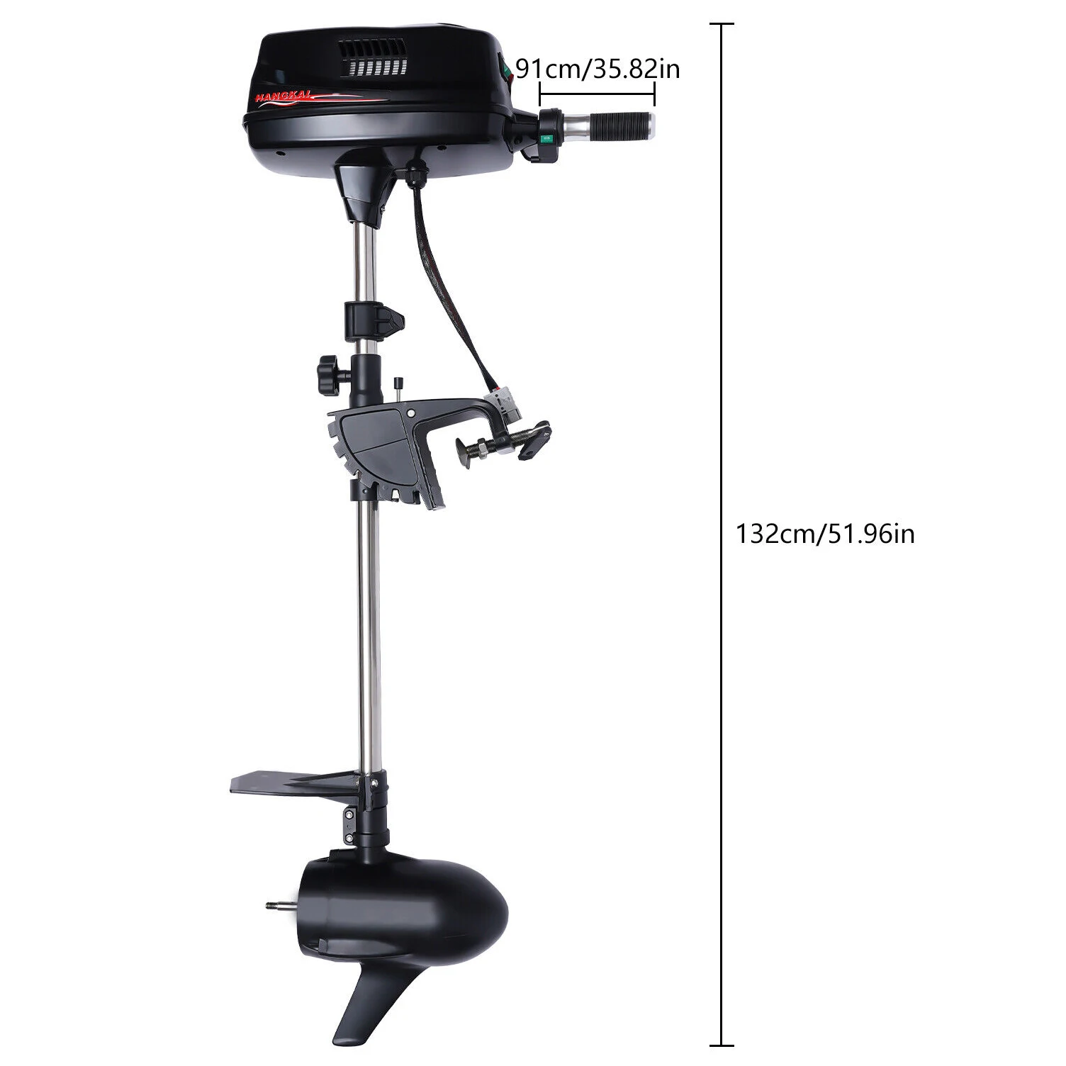 60V 10HP Electric Brushless Trolling Motor Heavy Duty Trolling Motor Powerful Electric Fishing Boat OutboardsSuit 2.8~3.8m Boats