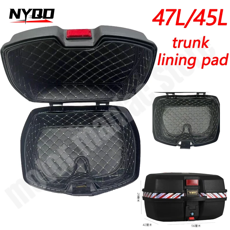 

45L/47L Universal Electric Vehicle Tailbox Motorcycle Trunk Case Tail Case Luggage Inner Pad Liner Protector Lining Top Case