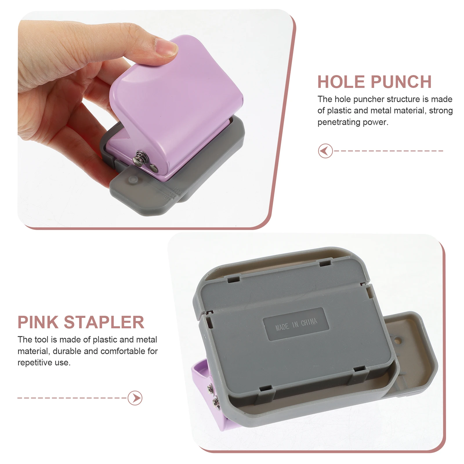 

Manual 6Hole Adjustable Puncher Durable Office Loose Leaf Hole Maker Paper Sheets Craft Tool Scrapbooking Supplies