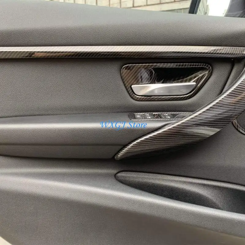 

37JE Automobiles ABS Carbon Fiber Look Glass Lift Button Cover Suitable for 3GT F20 F30 F31 F32 F34 F36 Sleek Car Interiors