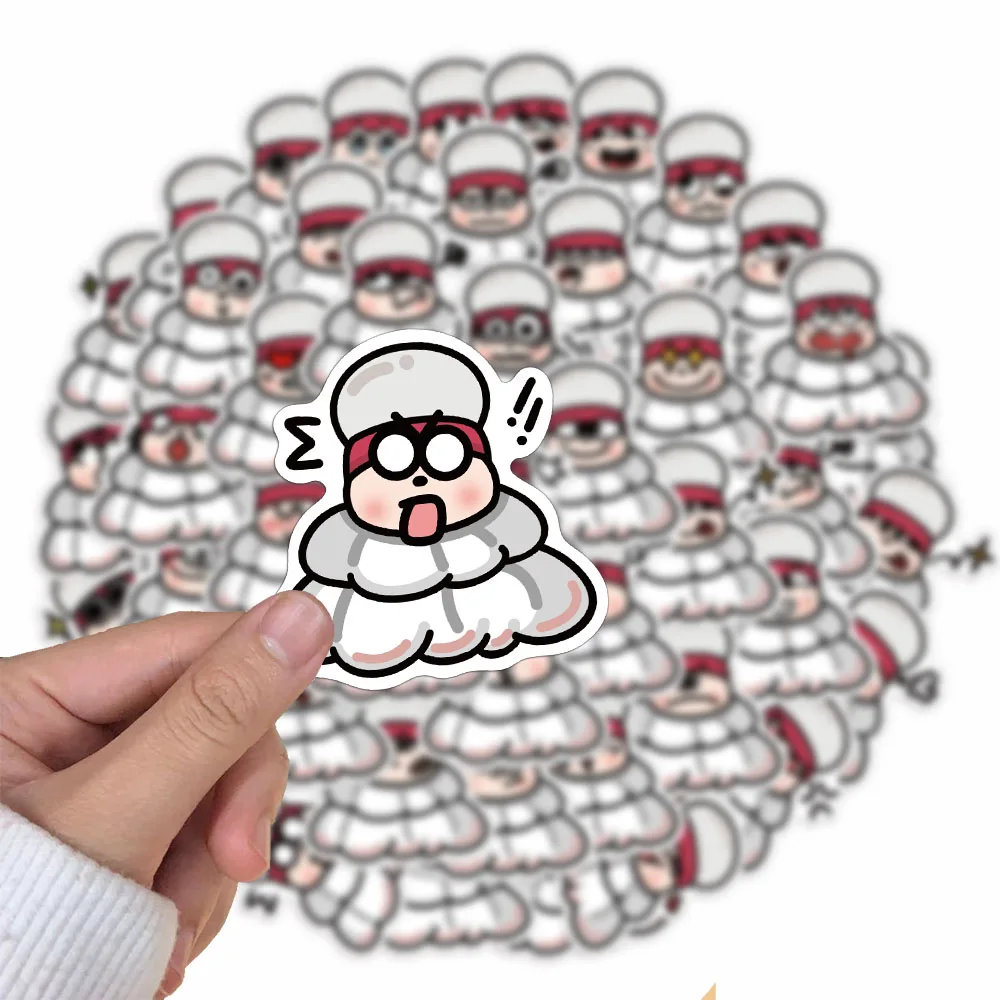 40PCS Creative Badminton Stickers Cartoon Creative Graffiti Niche Pattern Decorative Booklet Waterproof Stickers
