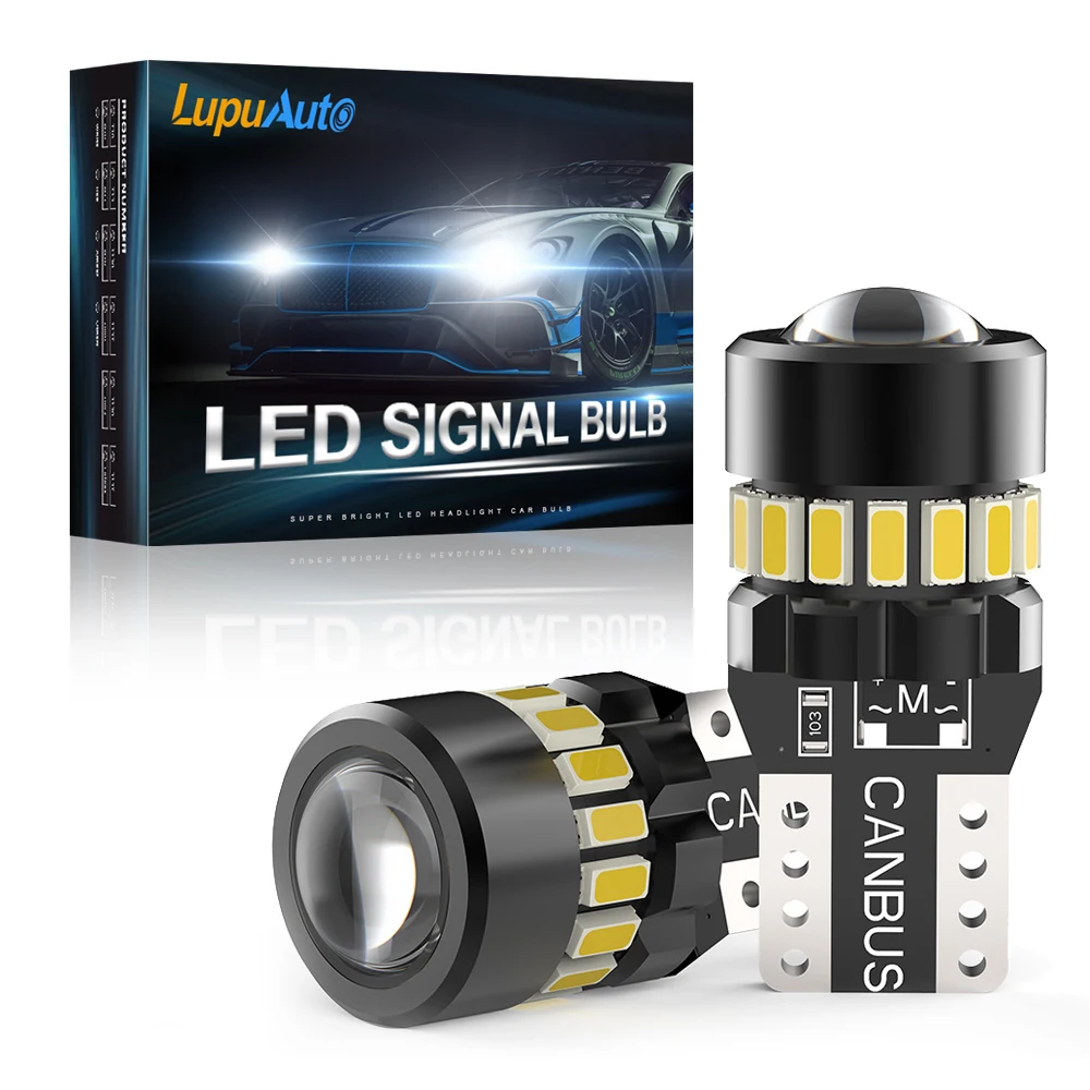 yZ[z?   LupuAuto 2  T10 W5W LED Canbus 168 194 dԃCeA}bvh[Cgp[LOCgMv 6500K zCg 12V