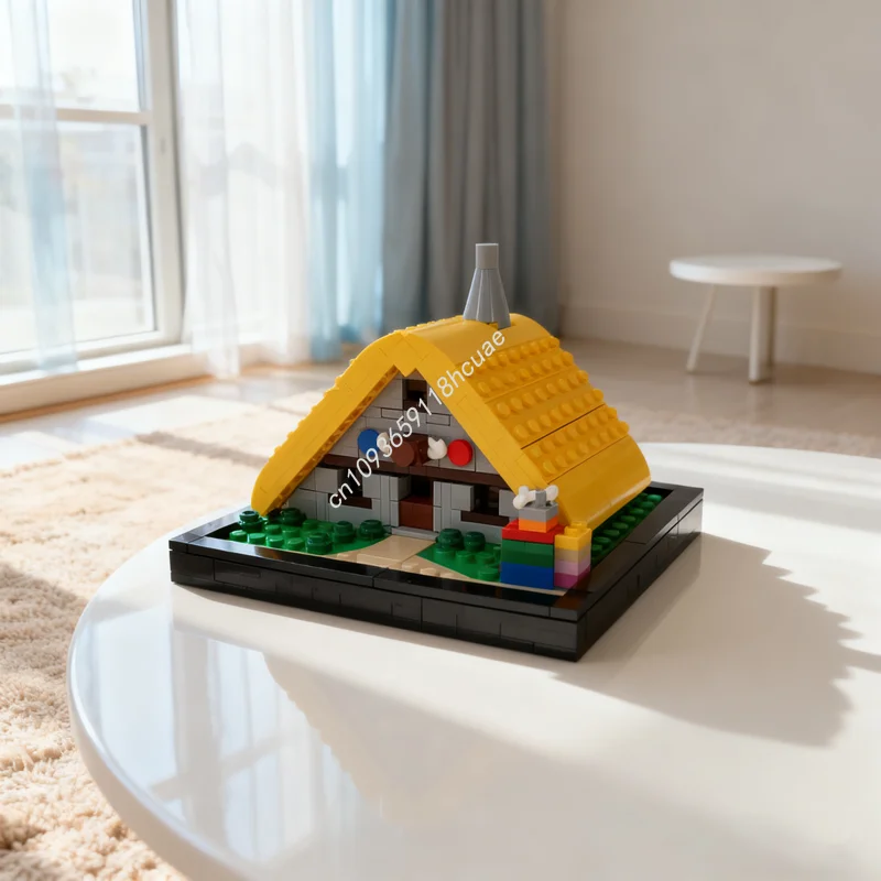 

565 шт. MOC Vitalstatistix S House La Maison D Модель игрушки Строительные блоки Сборка Креативные рождественские подарки Идея Дети День рождения
