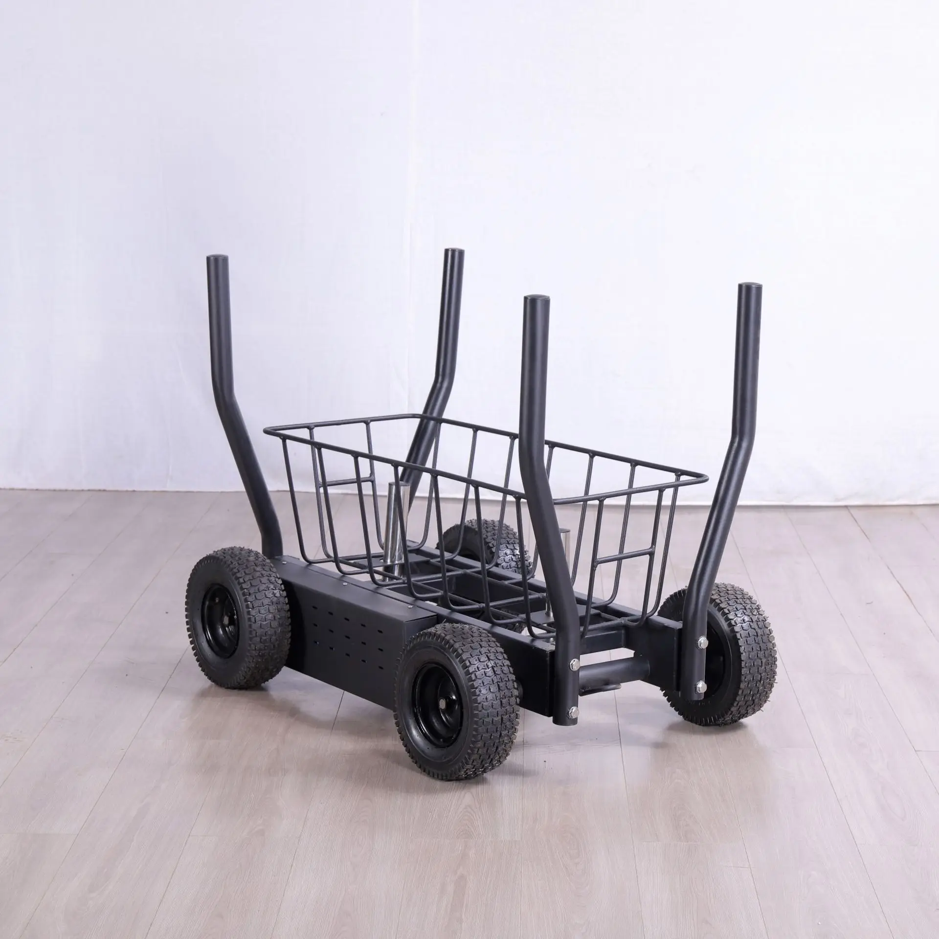 

New Steel Outline Standard Adjustable Heavy-Duty Tank Cart Sled Cart with Storage Basket for Commercial Usepromote sales