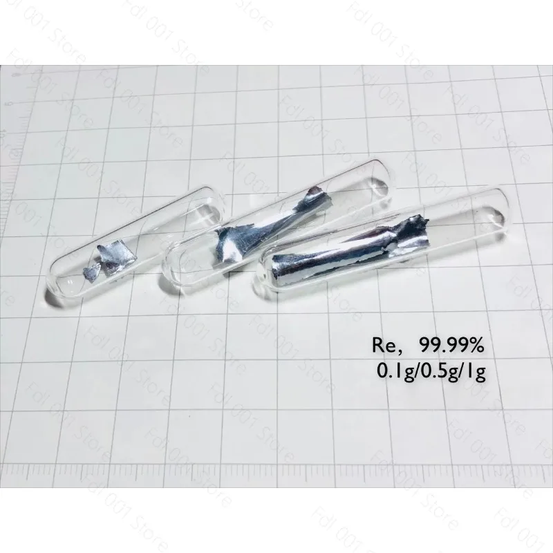 1 pc Sealed Rhenium Foil  1g High Purity Re 99.99