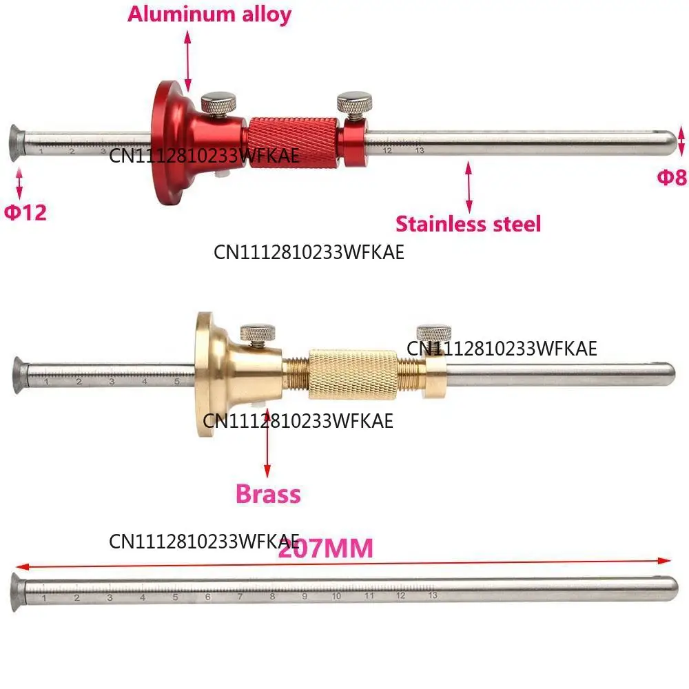 European woodworking scriber, fine-tuning scribing gauge gauge, carbide blade parallel drawing tool
