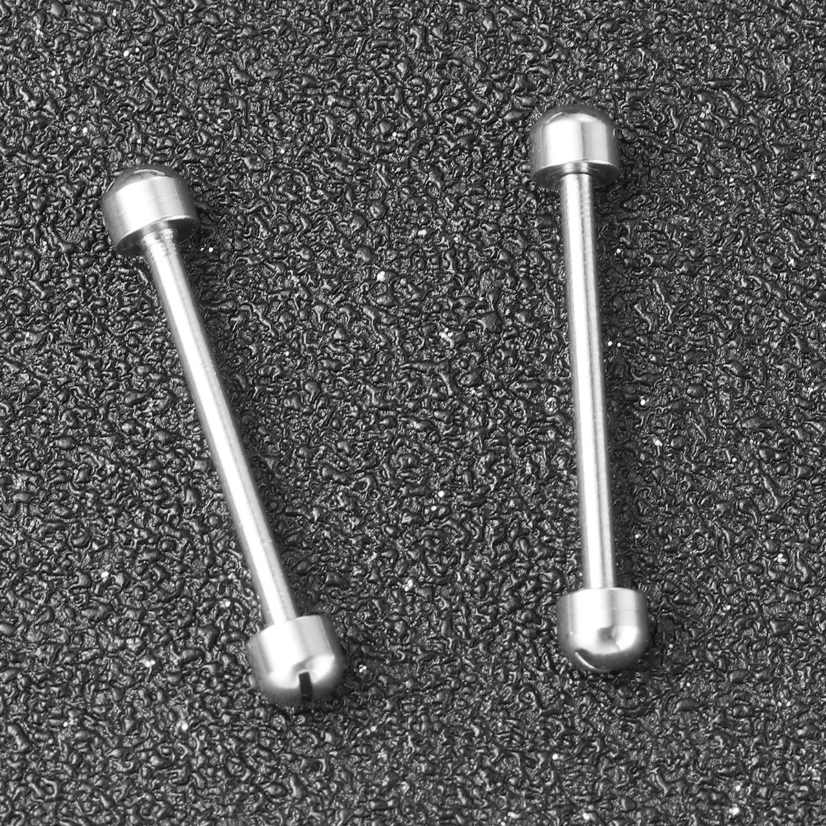 2Pcs Watch Strap Link Rods Screw-in Screw Tube Repair Tools Steel Color for Watchmakers 18Mm Inner Diameter Watch Tube