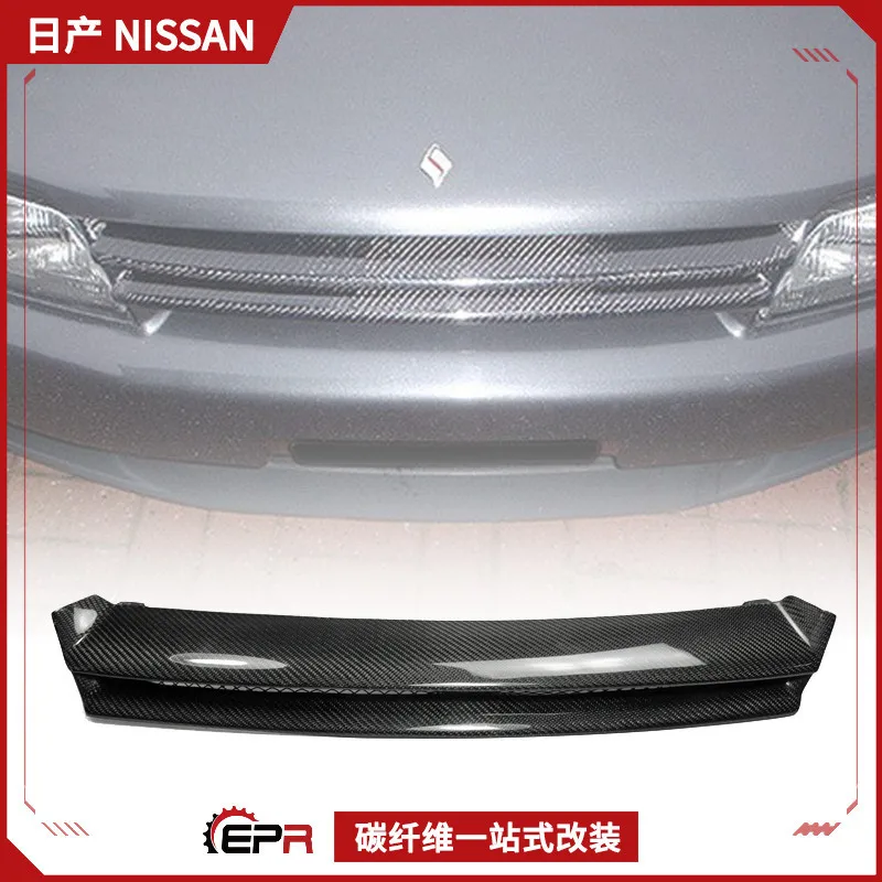 

EPR Flying Подходит для Nissan Skyline R32, модифицированная из углеродного волокна OE, средняя сетка GTR, передняя лицевая крышка, сетка передней решетки
