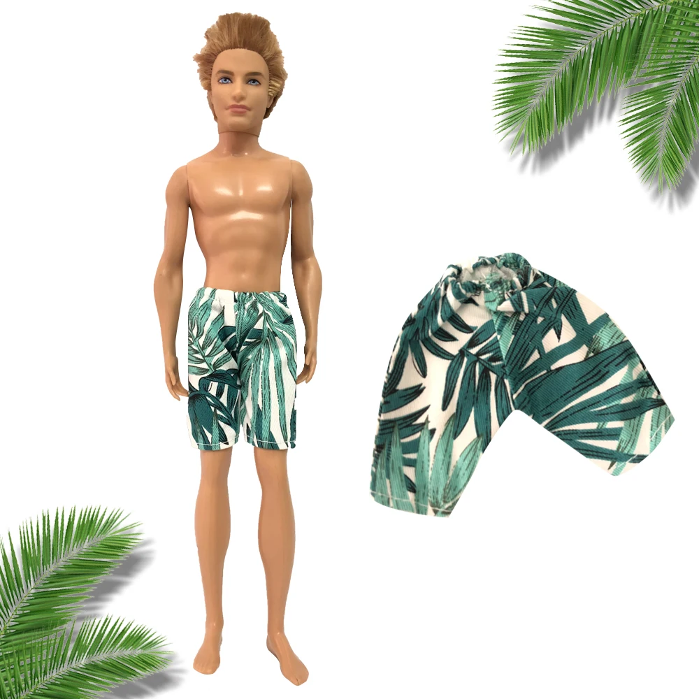 

1 Pcs Beach Prince Swimwear For 1/6 Mens' Doll Clothes Swimming Clothing Short Pants Casual Pants Male Doll Accessories