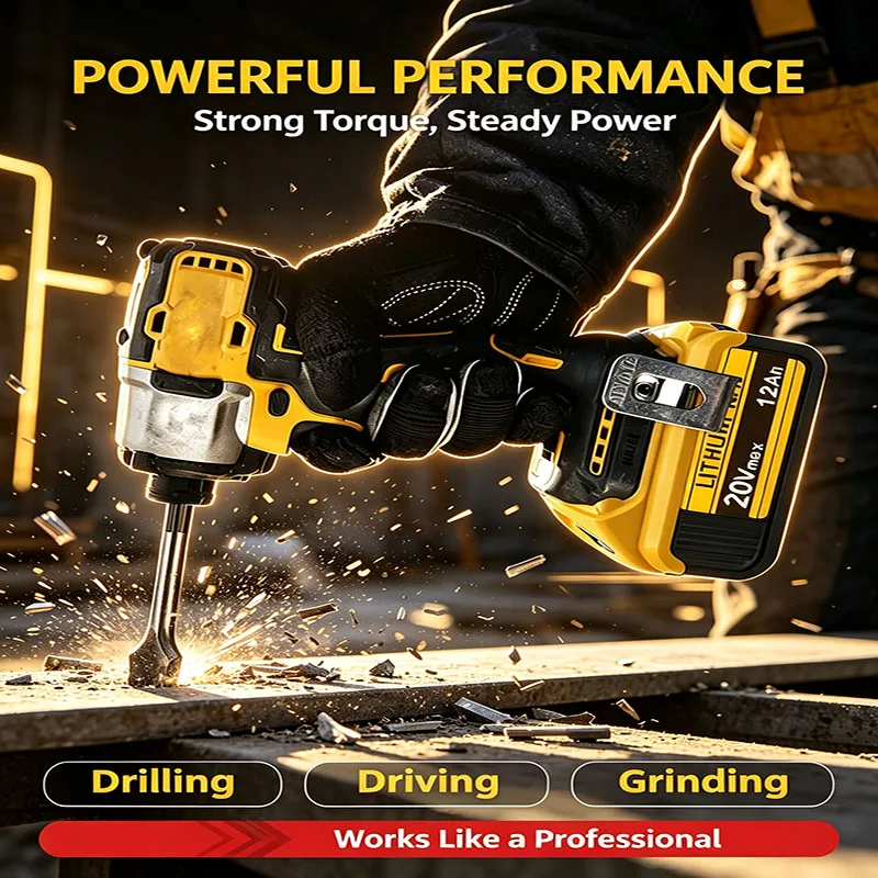 Compatible Replacement Battery For Dewalt 20V/60V 18Ah Rechargeable Lithium Battery Fit DCB200 DCB201 DCB206 Power Tools
