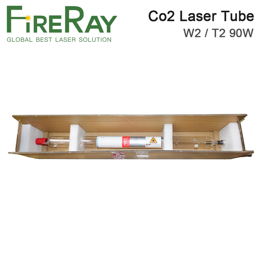 FireRay Reci W2 90 W-100 W Co2 Laser Buis Lengte 1200mm Dia.80mm T2 voor Co2 Lasergravure Snijmachine