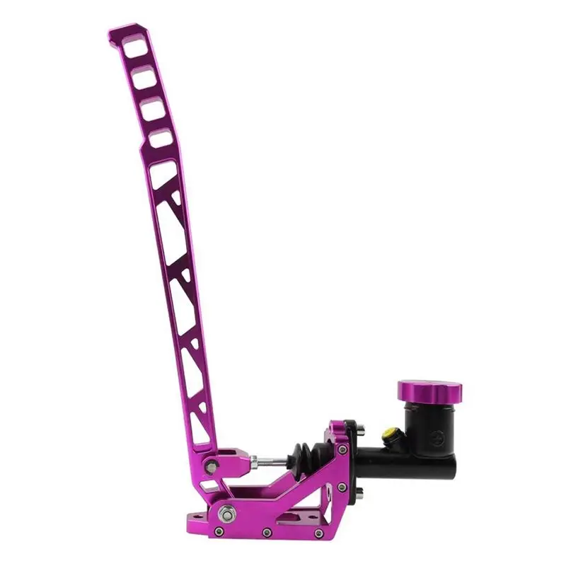 

Aluminum Alloy Brake System Hand Brake Hydro E-Brake Racing Hydraulic Handbrake Long Level Gear Kit Drift Purple,