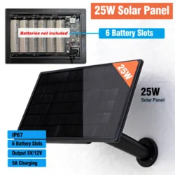 Mini 25W Solar Panel Install Charge Battery MPPT Waterproof Output 12V 5V 6V 9V Solar Cells For Lamp Light LED 4G Wifi CPE Rouer