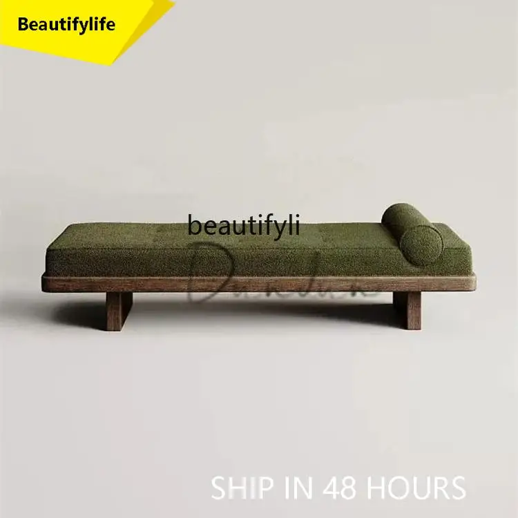 

A38 Vintage Light Luxury Bedroom Bedside Stool Creative Sofa Bench Entryway Cloakroom Dressing Stool