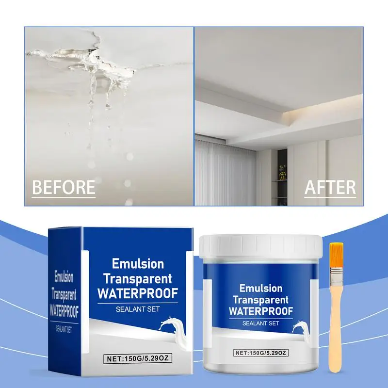 Waterproof Adhesive Roof Repair Coating Invisible Waterproof Agent Concrete Sealant Liquid Waterproof Sealant Mastic For Indoor