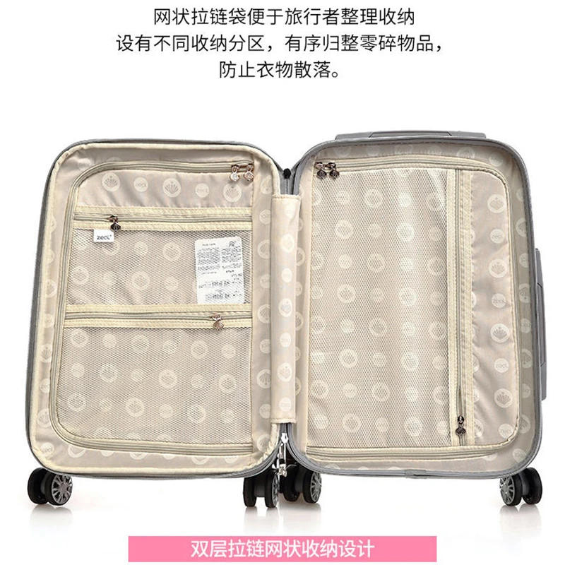 Expandable luggage Women's new high appearance level travel Combination box Children's suitcase Trolley box Girls small