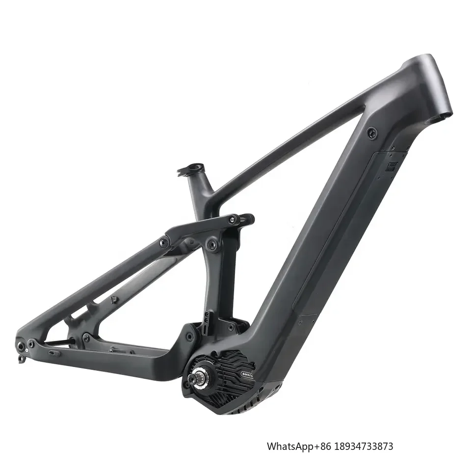 Karbon Full Suspension EMTB Carbon Fiber Frame Bafang M510 M560 M600 Mid Motor Ebike 29ER Frame