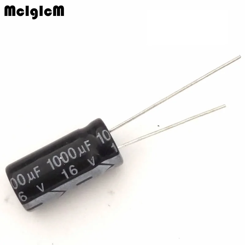 

500pcs Aluminum electrolytic capacitor 1000uf 16v 8*16 Electrolytic capacitor 1000 uf 16 in